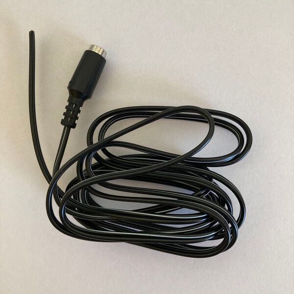 DCジャック付ケーブル 1.8m 2.1mmのDCプラグ用 12V 0.5A 2.1mm標準DCプラグ(メス)⇔切りっ放し