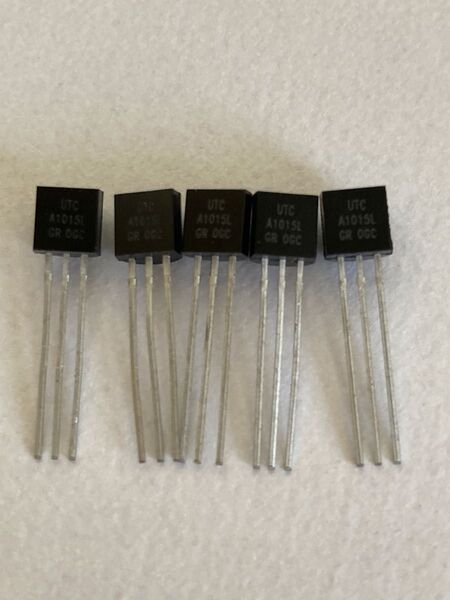 5個 トランジスター 2SA1015 DIY 修理 東芝互換