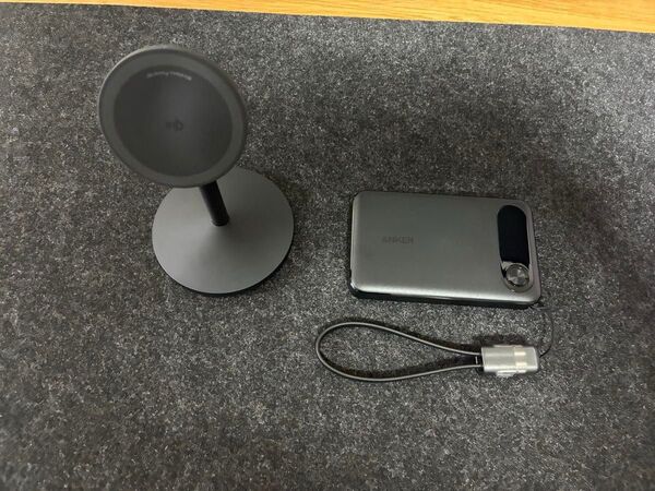 Anker Power Bank 10000mAh + Anker MagGo Wireless Charger Qi2対応