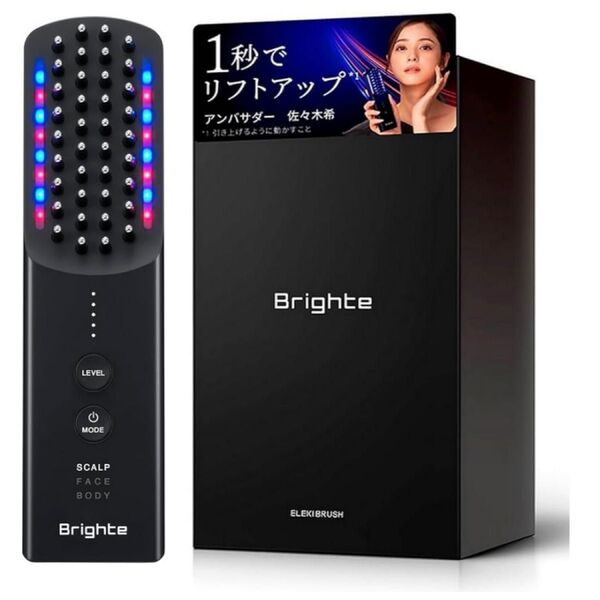 ブライト Brighte ELEKI BRUSH+新型ブライトエレキブラシ+美顔器