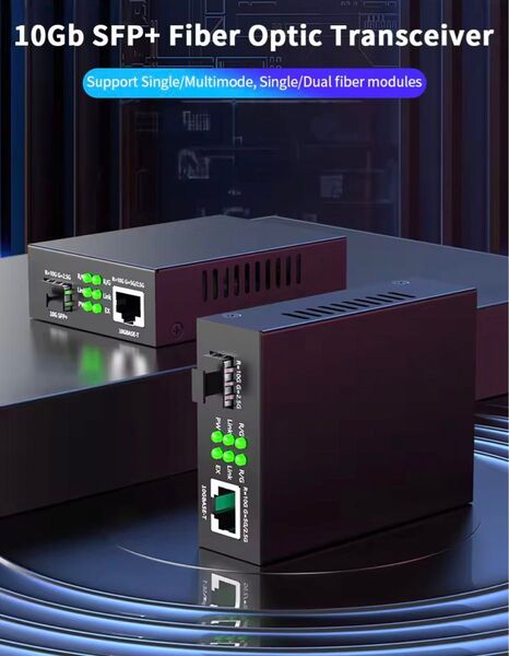 【未使用】10GbE SFP+/RJ45 Media Converter