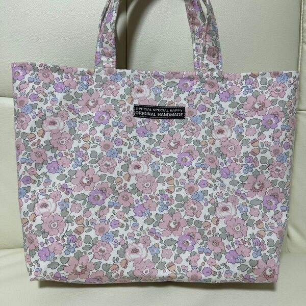 ハンドメイド トートバッグ リバティー小花柄