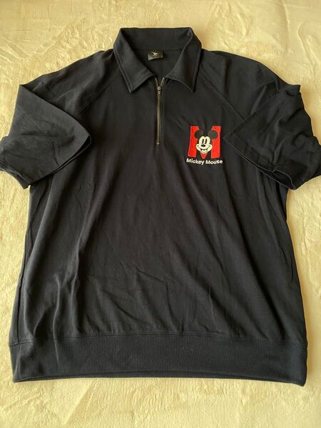 GU 半袖 ハーフジップ ポロシャツ トップス 半袖