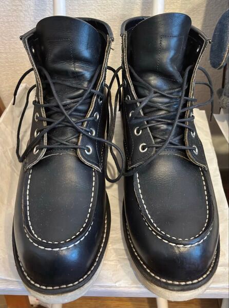 【美品】RED WING 9075(9D)レッドウイング モックトゥ USA製