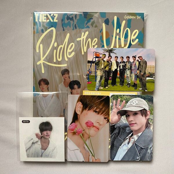 NEXZ ネクスジ アルバム ride the vibe 初回限定盤A セイタ トレカ 封入 ミニシール 店舗特典 ラキドロ