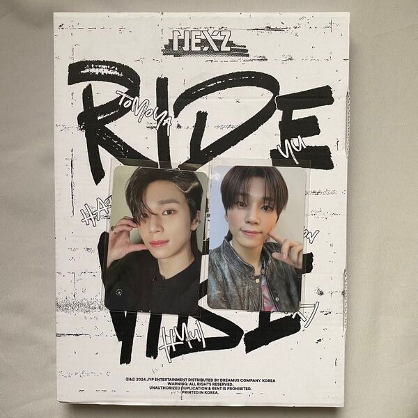 NEXZ ネクスジ ソゴン アルバム RidetheVibe 通常盤 トレカ セット プレオーダー 特典 ポスター セット