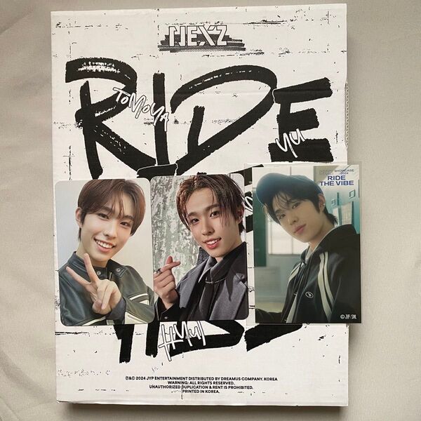 NEXZ ネクスジ ヒュイ アルバム RidetheVibe 通常盤 トレカ セット プレオーダー 特典 ポスター