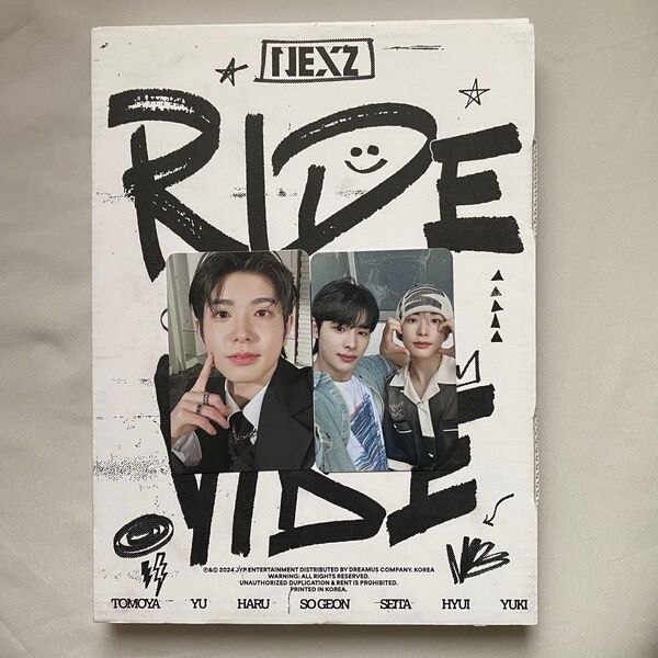 NEXZ ネクスジ ユウキ アルバム RidetheVibe 通常盤 トレカ セット プレオーダー 特典 ポスター