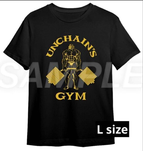 新品未使用 刃牙博 ビスケットオリバ ブラック Tシャツ Lサイズ