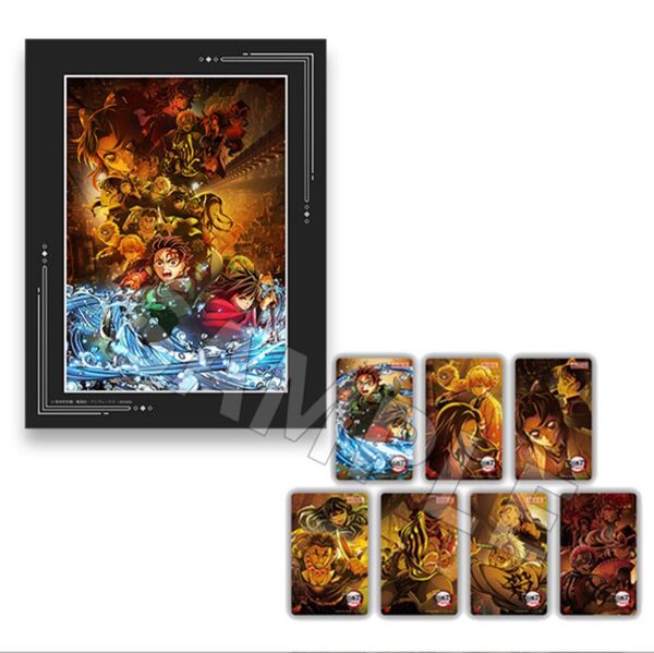 劇場版「鬼滅の刃」無限城編 ムビチケカード型前売券(組み合わせ別Ver.)7種セット 卓上キャラファインボード付き
