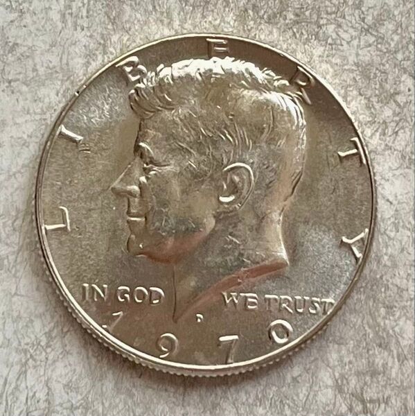 H203 1970年 ハーフダラー銀貨 ケネディ アメリカ合衆国