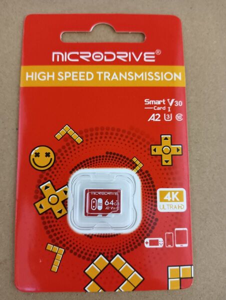 64GB MicroSD マイクロSDカード マイクロSD MicroSD マイクロドライブ