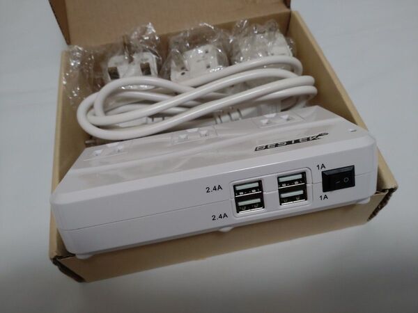 美品!海外用変圧器変換プラグ付MRJ201GU-WH