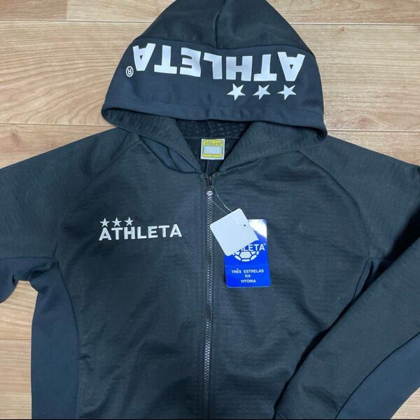 アスレタ ATHLETA 防風 スウェット パーカー ジャケット S 新品