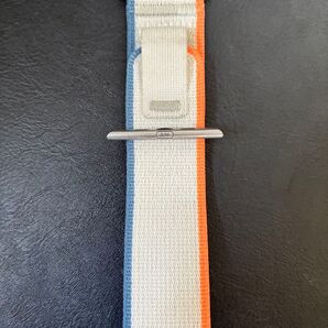 トレイルループ オレンジ/ベージュ S/M 49mm Apple Watch Ultra 純正 バンド