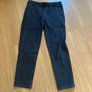 無印良品 ナイロンベルト付きデニムパンツ