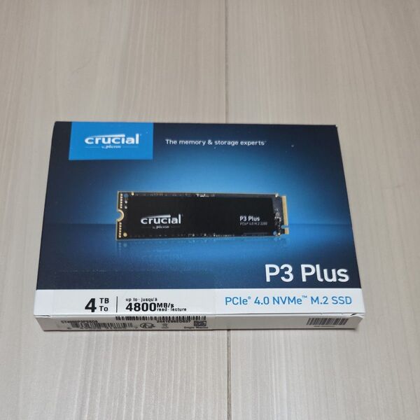 Crucial P3 Plus 4TB 3D NAND PCIe NVMe M.2 SSD 4800MB/S