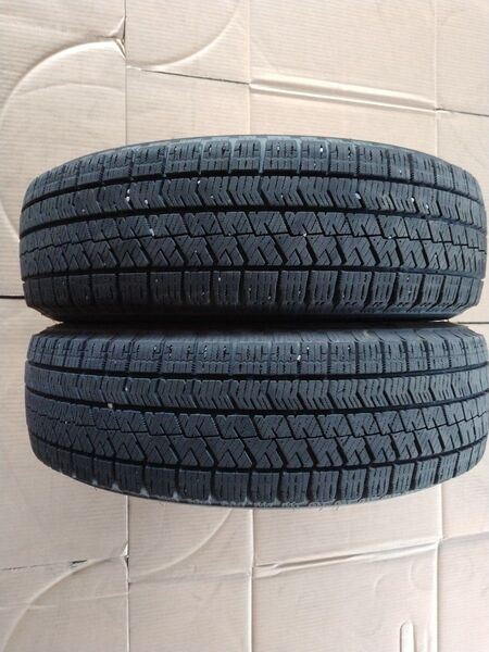 ブリヂストン VRX2 155/65R14 2本セット 送料無料 中古スタッドレスタイヤ
