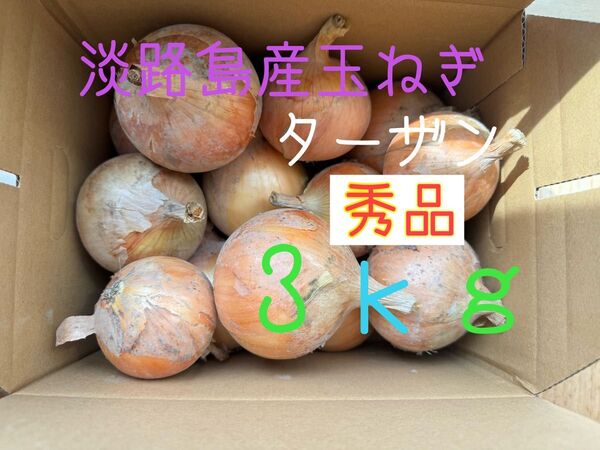 淡路島産玉ねぎターザン秀品3kg☆
