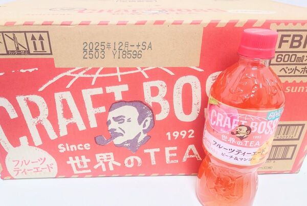 クラフトボス フルーツティーエ−ド600ml 24本