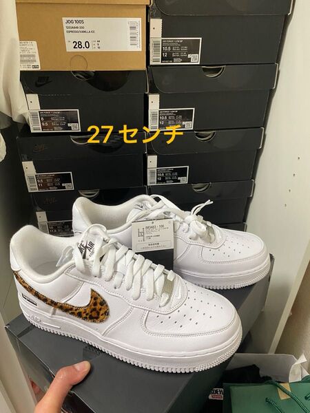 GOODENOUGH × Supreme × Nike Air Force 1 Low "White/Leopard