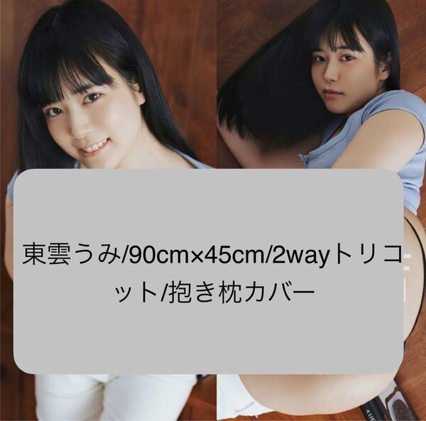 東雲うみ/90cm×45cm/2wayトリコット/抱き枕カバー
