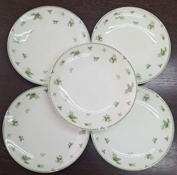 ナルミ NARUMI Fine China 未使用 プレート 5枚 金彩 美品 プレート 洋食器 皿 食器 ケーキ皿