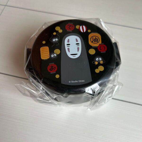 千と千尋の神隠し カオナシ 抗菌 丸型ランチボックス お弁当箱 ONWR1AG キャラクターグッズ お子様用お弁当箱 ミニフォーク