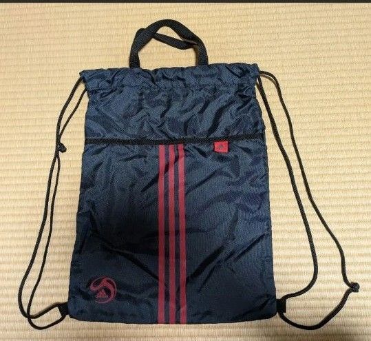 【最終値下げ】adidas ナップサック ネイビー/レッド
