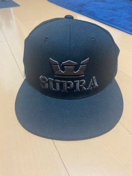 SUPRA キャップ 黒 ブラック 帽子 メンズ レディース