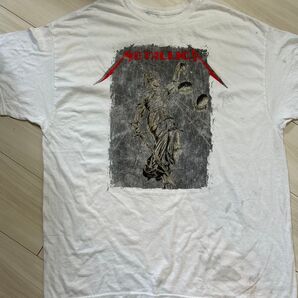 METALLICA Tシャツ LGサイズ ホワイト系 メタリカ METALLICA バンドTシャツ バンT 白 L