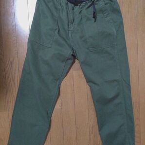 グラミチ LOOSE TAPERED RIDGE PANT ルーズテーパードリッジパンツ オリーブ M ベイカーパンツ