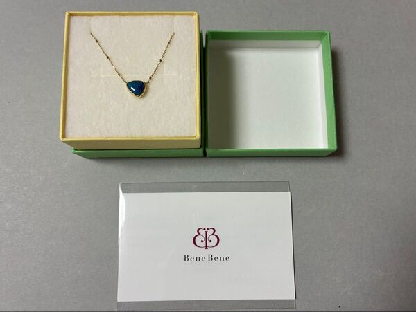 ベーネベーネ ブラックオパール ネックレス k18 美品