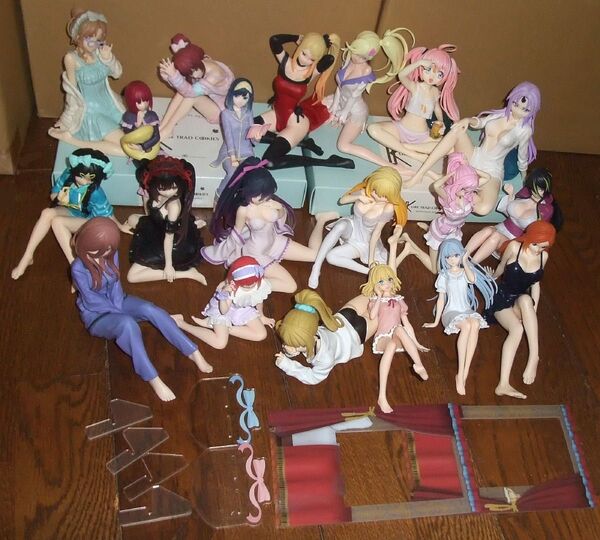Relax time/Desktop Cute/ルームウェア/転スラ/時崎狂三/夜十神十香 中古フィギュア 19体セットまとめ売り