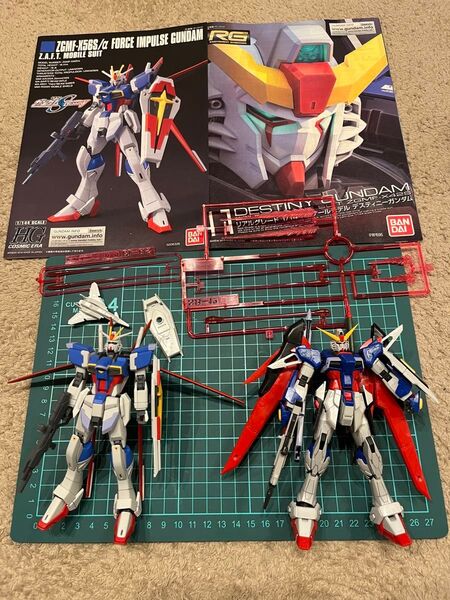 RG デスティニーガンダム HGフォースインパルスガンダム まとめ売り ジャンク