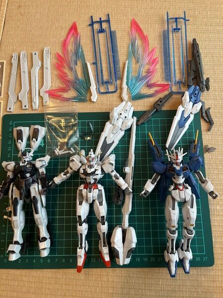 HG 水星の魔女 キャリバーン エアリアル改修型 シュバルゼッテ 光の翼 ガンプラ まとめ売り ジャンク