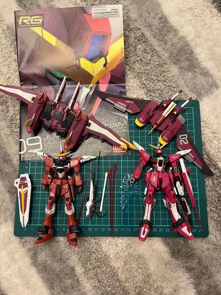 RG ジャスティスガンダム HGインフィニットジャスティスガンダム ガンプラ まとめ売り