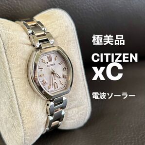極美品 稼働 シチズン クロスシー xC 電波ソーラー ピンク レディース
