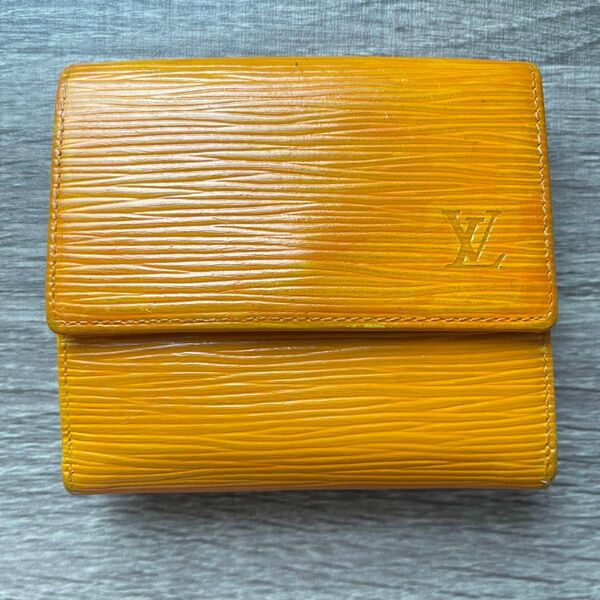 ルイヴィトン Louis Vitton エピ 財布 イエロー レザー