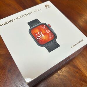 【新品未使用】HUAWEI WATCH FIT 4 Pro スマートウォッチ超薄軽量 アウトドア 医療認証 心電図 睡眠測定
