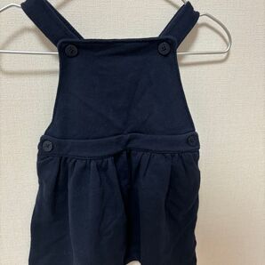 ネイビー ジャンバースカート 9M 75cm