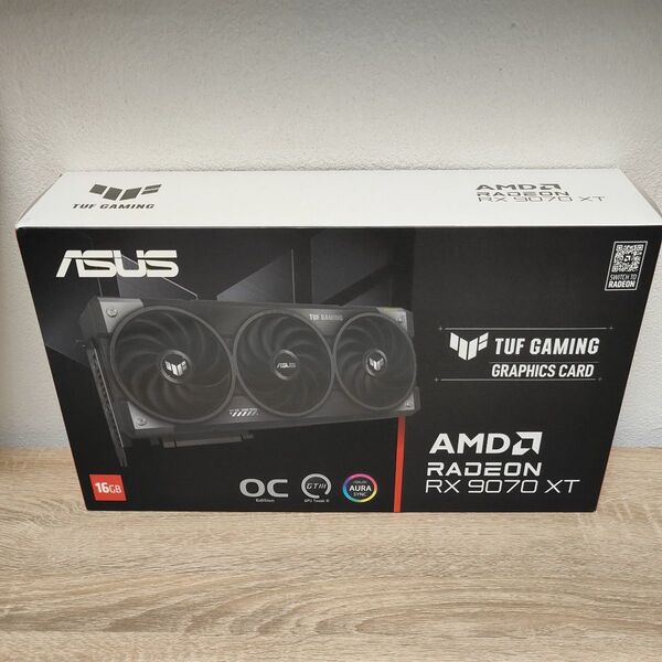 ASUS AMD Radeon RX9070XT 16GB TUF-RX9070XT-O16G-GAMING グラフィックボード