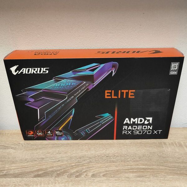 GIGABYTE Radeon RX9070XT グラフィックボード 16GB GV-R9070XTAORUS E-16GD