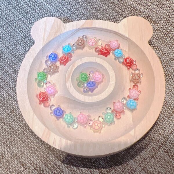 diyjojo そにえるちゃん ネイルパーツ デコパーツ カメメ 蓄光パーツ