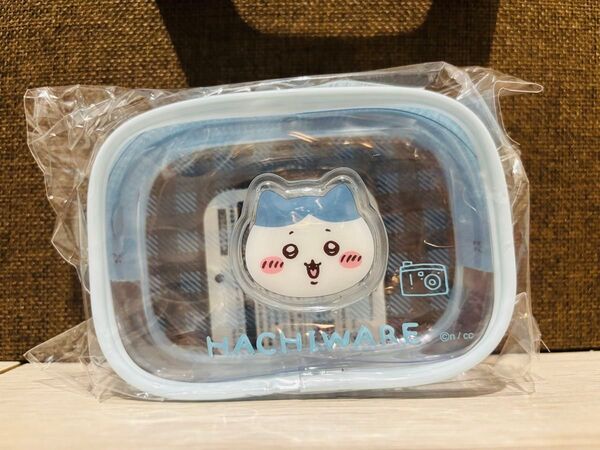 ちいかわ ぷっくりクリアミニポーチ(ハチワレ)