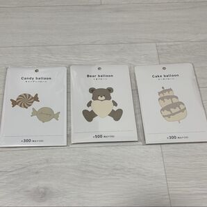 バルーン 3点セット キャンディ くま ケーキ