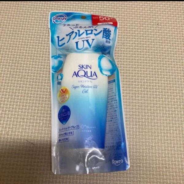 ロート製薬 スキンアクア スーパーモイスチャーUVジェル スーパーウォータープルーフ 110g 日焼け止め ロート製薬