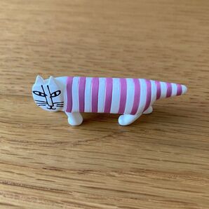 リサラーソン マイキー ガチャ フィギュア ガチャガチャ ピンクキャット ボーダー LisaLarson pinkcat 海洋堂
