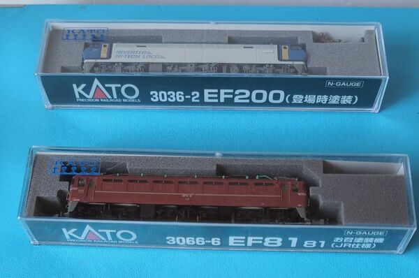 KATO EF81形電気機関車(EF81 81号機 お召塗装機・JR仕様) 3066-6 3036-22両まとめ売り