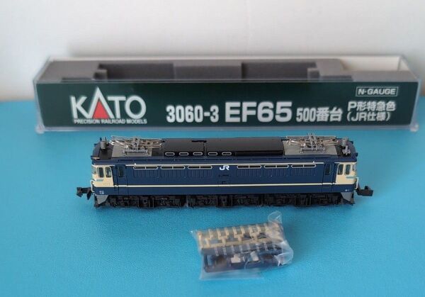 【美品 】KATO EF65 500番台 P形特急色 JR仕様 3060-3 Nゲージ